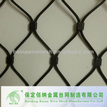 Vente chaude de haute qualité en polyuréthane revêtue Wire Rope Mesh Supplier